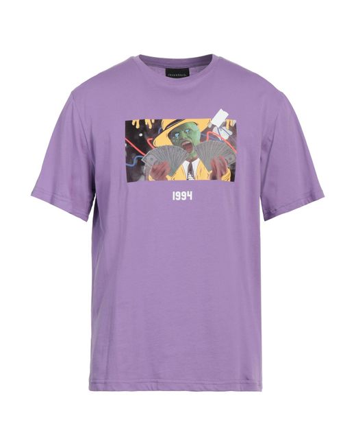 Throwback. Purple T-shirt for men