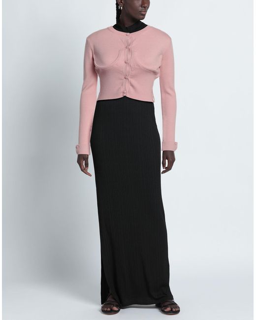 Mar De Margaritas Pink Cardigan Viscose, Polyester, Polyamide