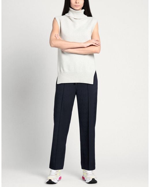Etro Blue Pants Wool
