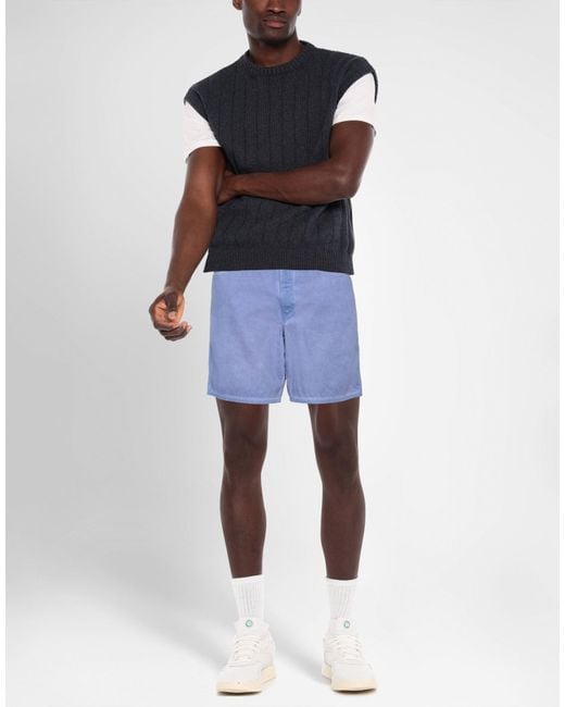 Amish Supplies Blue Denim Shorts for men