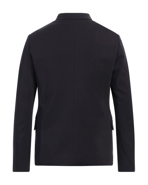 Moorer Blue Midnight Blazer Viscose, Polyamide, Elastane, Goat Skin for men