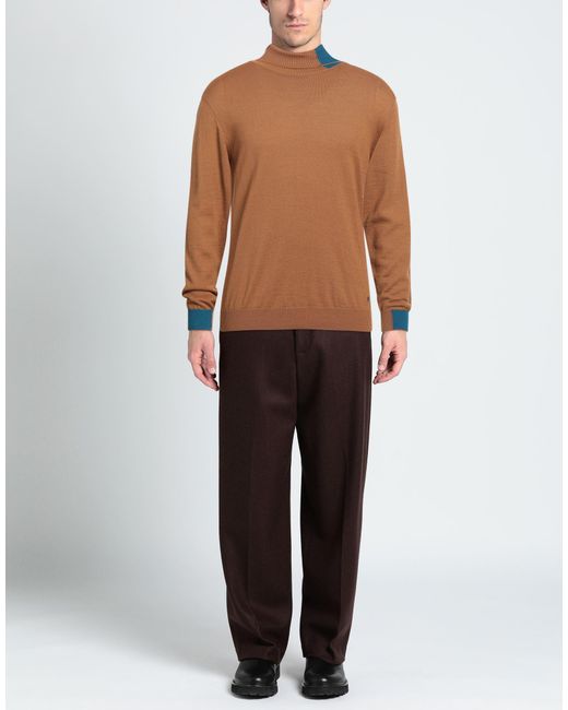 Manuel Ritz Brown Turtleneck for men