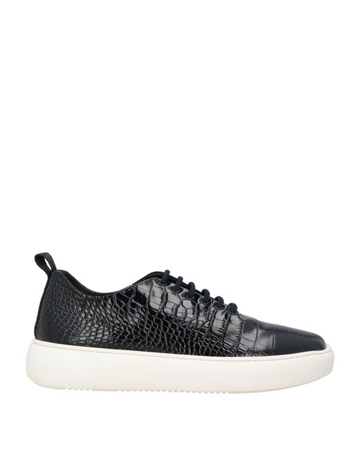 MICH SIMON Black Midnight Sneakers Leather for men