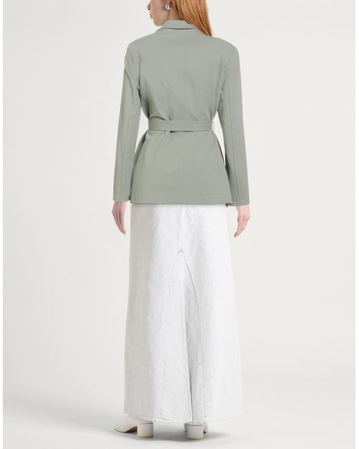 Harris Wharf London Gray Blazer Viscose, Polyamide, Elastane