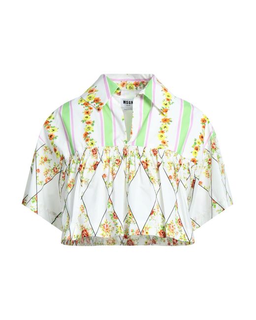 Top MSGM en coloris White