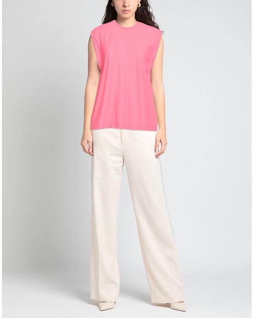 Zanone Pink T-Shirt Cotton