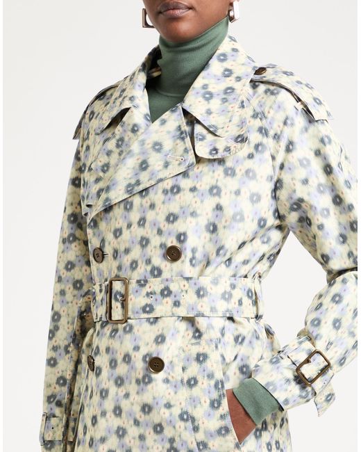 Burberry White Overcoat & Trench Coat