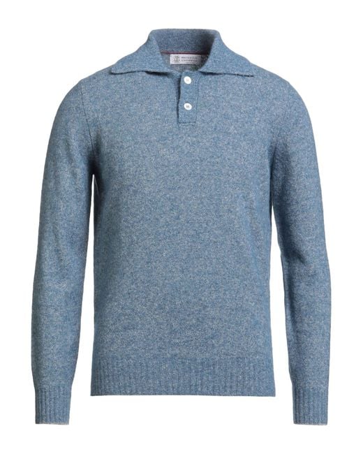 Pullover di Brunello Cucinelli in Blue da Uomo