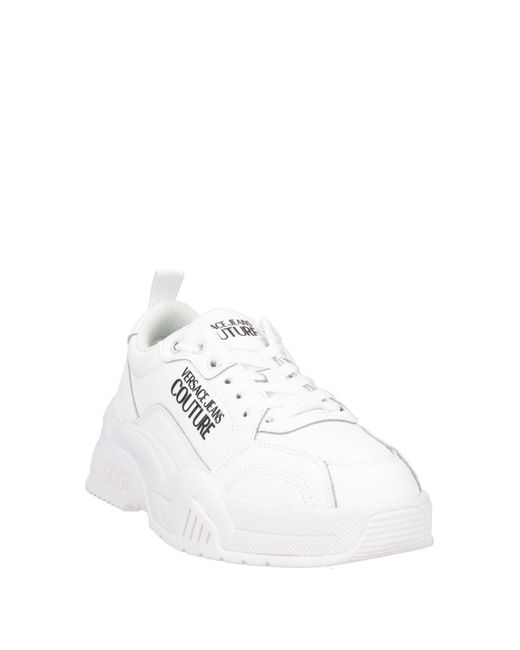 Versace Jeans Couture White Sneakers Leather