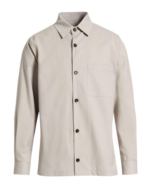 BE ABLE Natural Shirt Wool, Polyester, Elastane for men