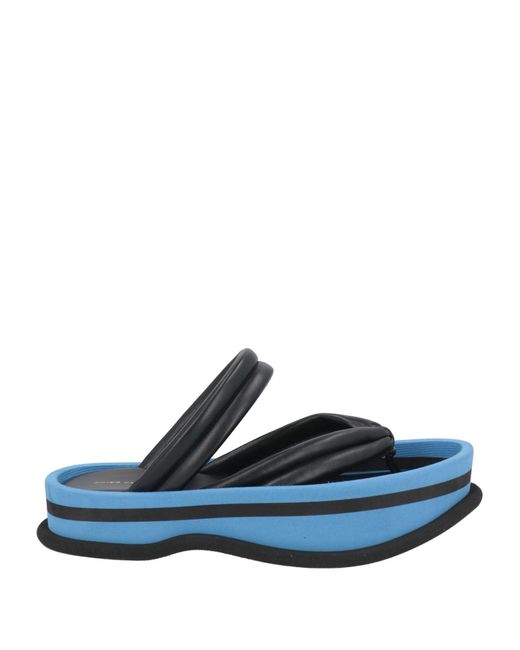 Dries Van Noten Blue Thong Sandal