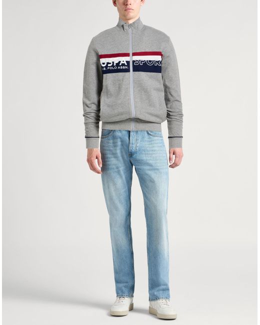 U..Polo Assn. Sweat-Shirt U.S. POLO ASSN. pour homme en coloris Gray