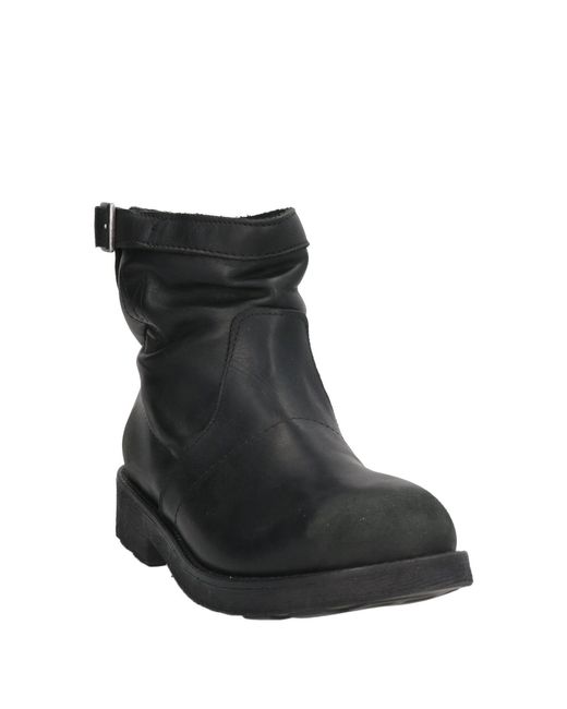 Bikkembergs Black Ankle Boots Leather