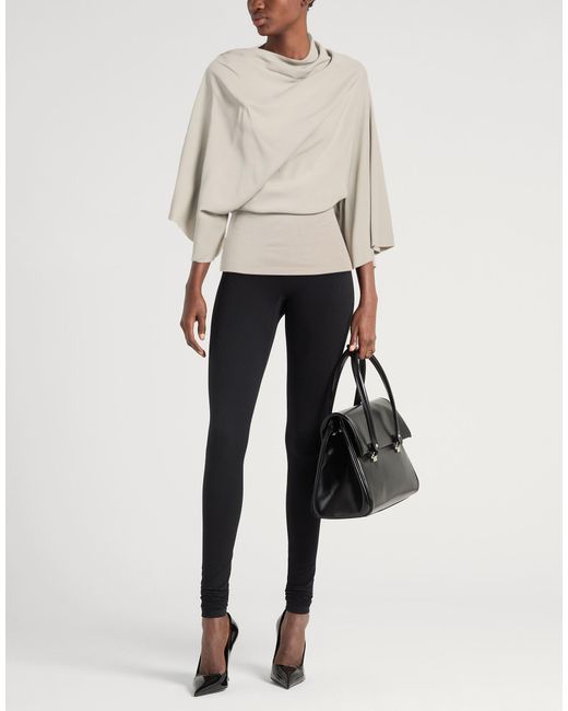 Rick Owens Natural Top Viscose, Acetate, Cotton
