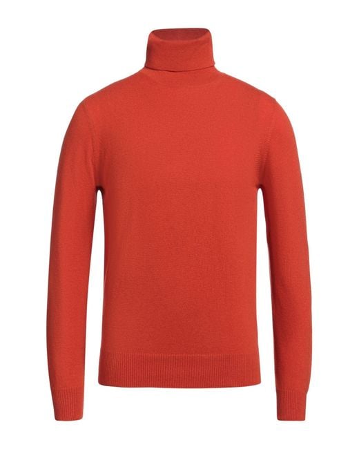 Alpha Studio Red Turtleneck for men
