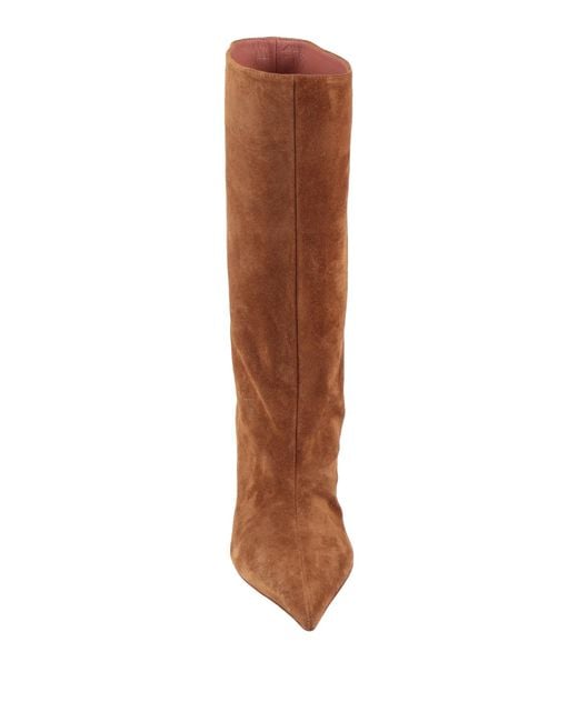 AMINA MUADDI Brown Boot Leather