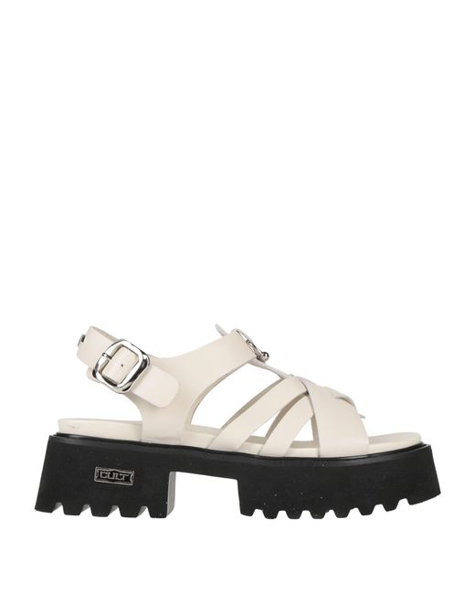 Cult White Sandals