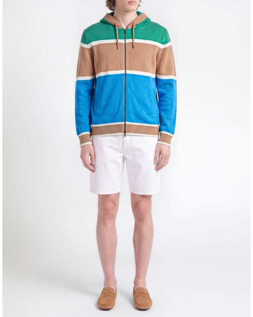 Herno Blue Cardigan Cashmere for men