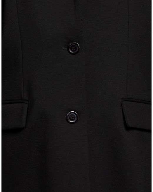 Semicouture Black Blazer Viscose, Polyamide, Elastane, Polyester