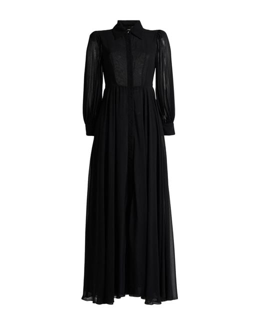 Pinko Black Maxi Dresses
