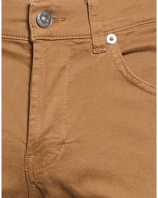 Dondup Natural Camel Pants Cotton, Elastane for men