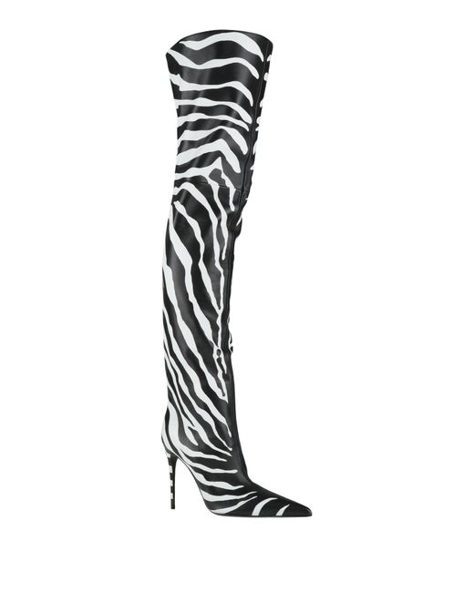 Dolce & Gabbana White Boot Leather