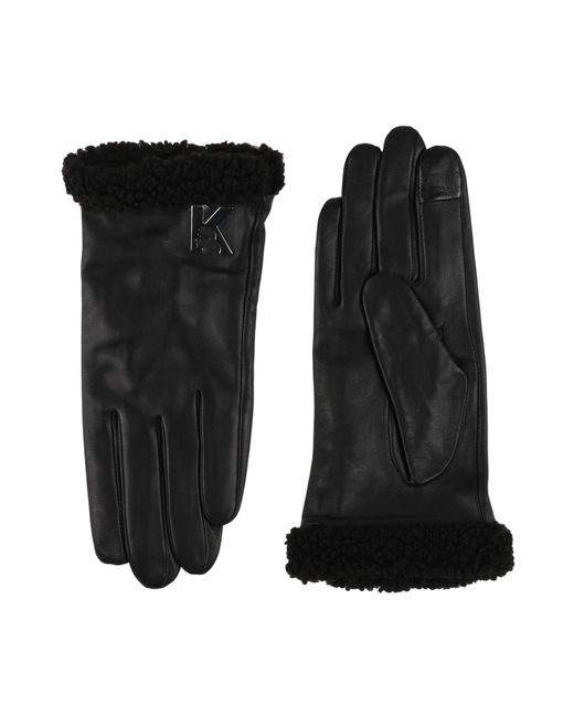 Karl Lagerfeld Black Gloves