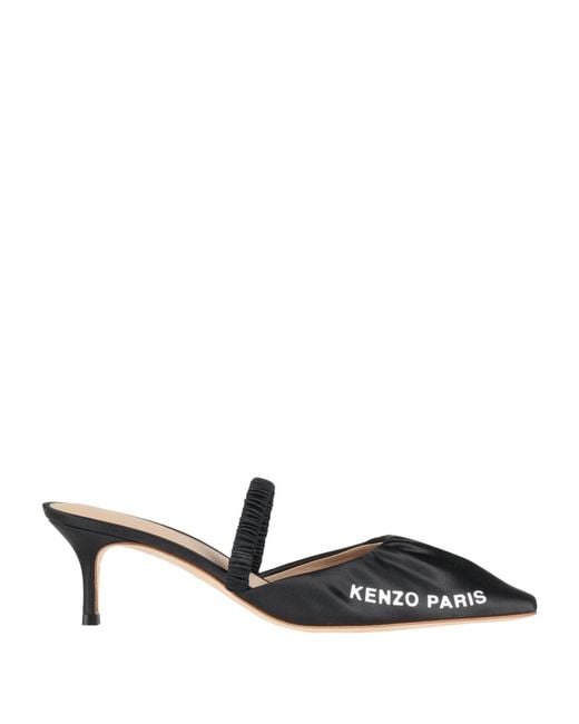 KENZO Black Mules & Clogs