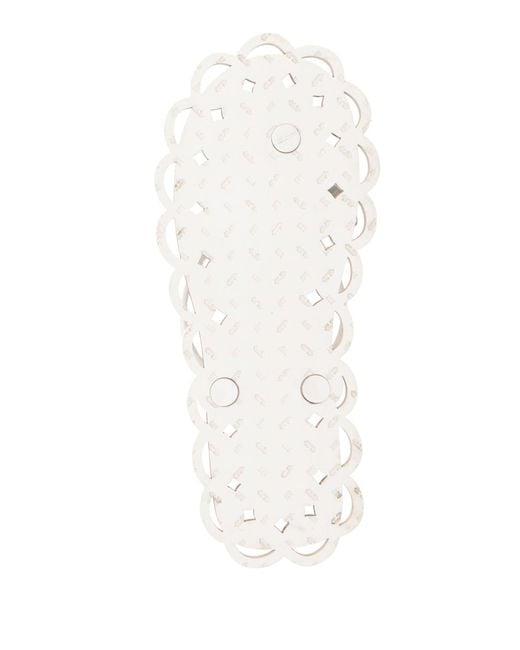 Carlotha Ray White Thong Sandal