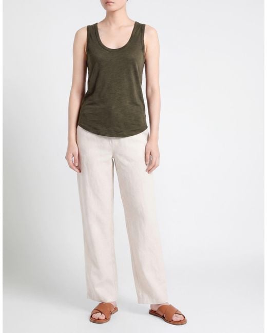 Majestic Filatures Green Tank Top Lyocell, Virgin Wool