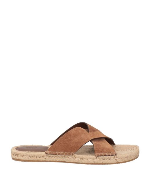Espadrillas di Zegna in Brown da Uomo
