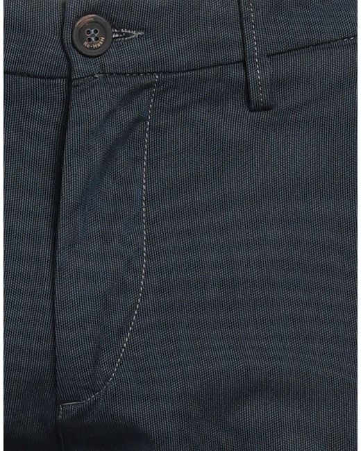 RE_HASH Blue Pants Polyester, Cotton, Elastane for men