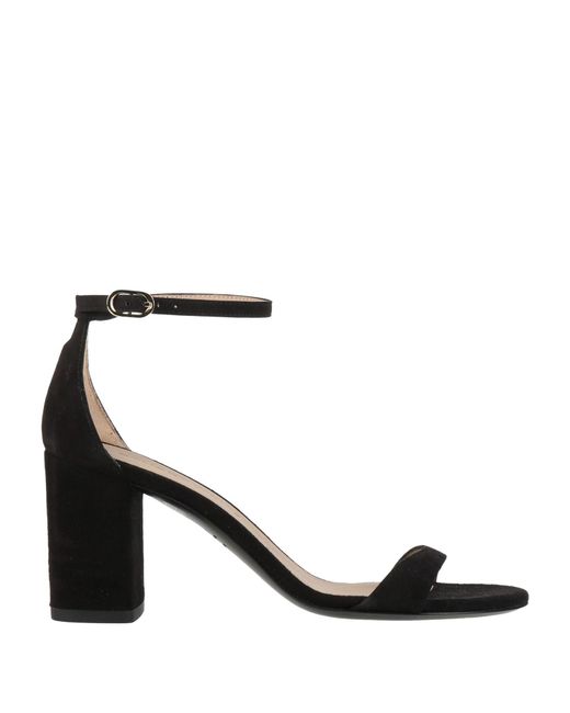 Stuart Weitzman Black Sandals Leather