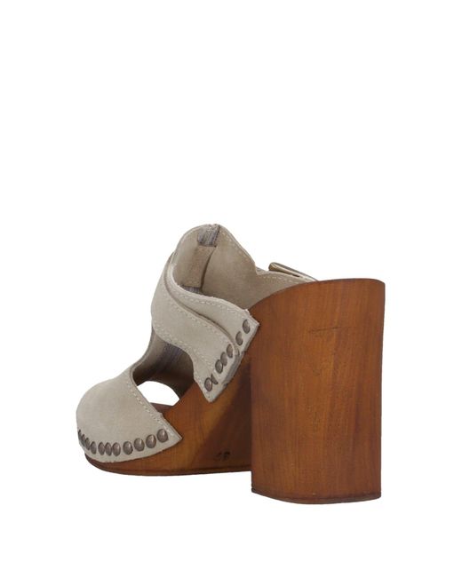 Mules \u0026 Zuecos Replay de color Neutro - Lyst