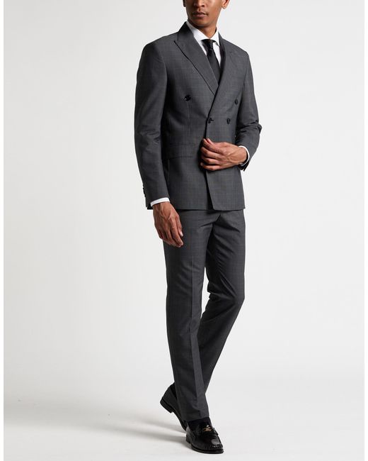 Exte Gray Suit Wool for men