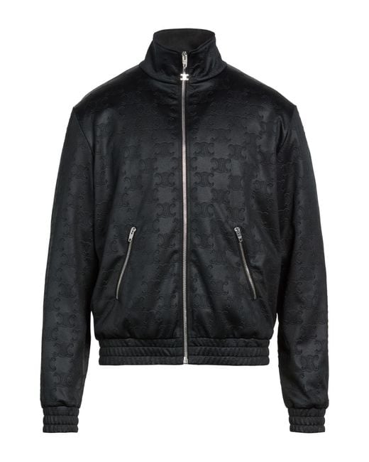 Céline Black Jacket Polyester for men