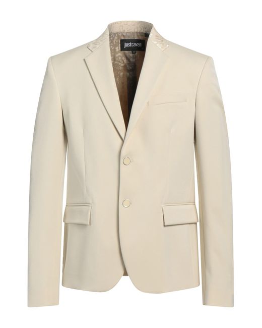 Just Cavalli Natural Suit Jacket for men