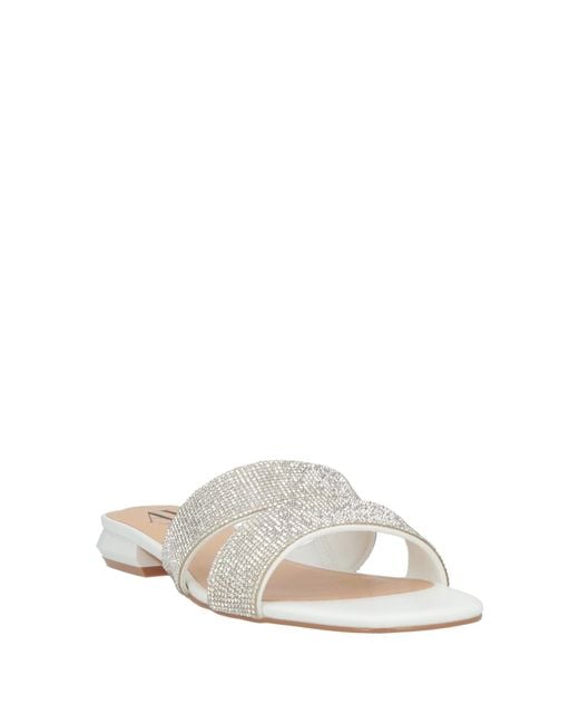 Albano White Sandals