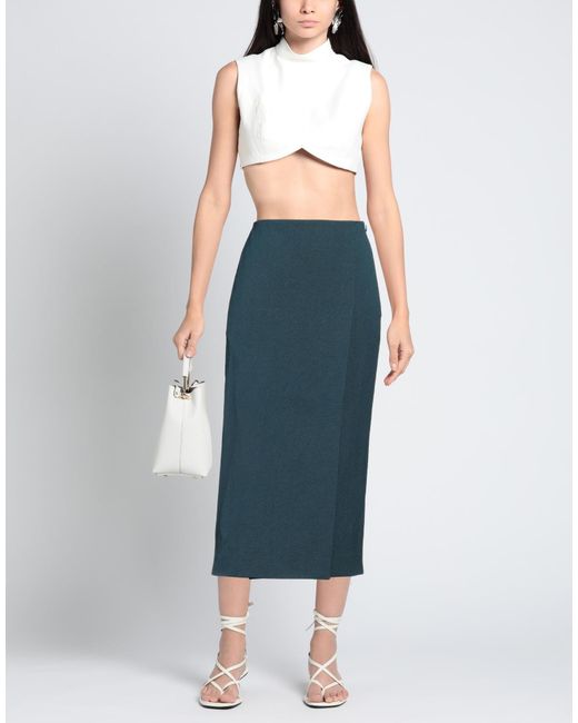 Tory Burch Blue Maxi Skirt