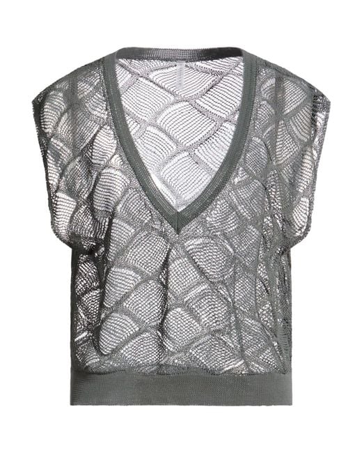 Daniele Fiesoli Gray Sweaters