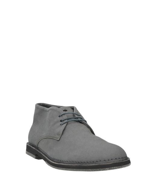 Pantanetti Gray Ankle Boots for men