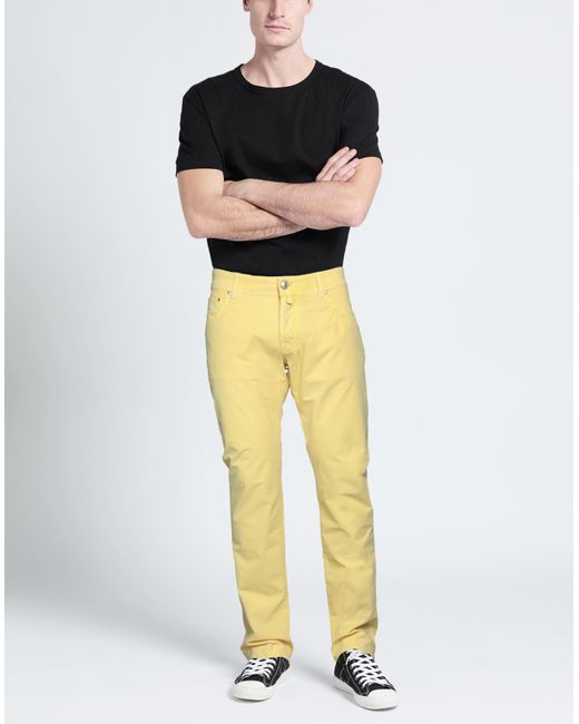 Pantalone di Jacob Coh?n in Yellow da Uomo
