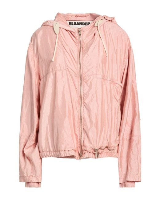 Jil Sander Pink Jacket Polyamide, Silk