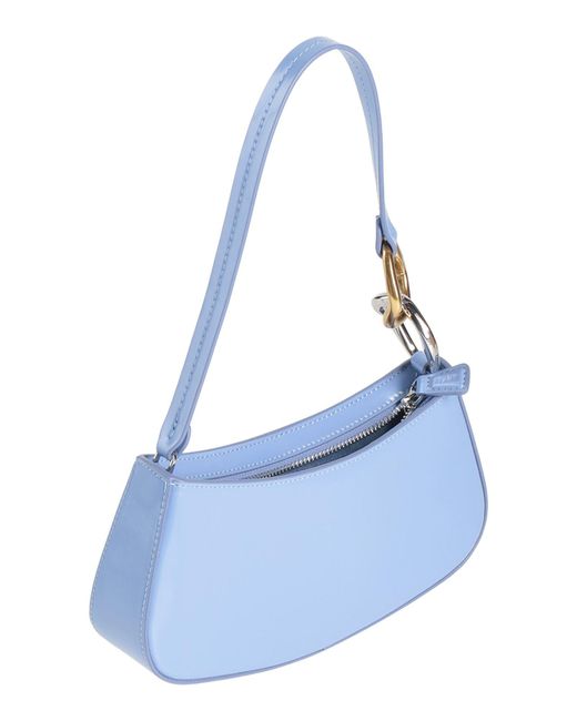 Staud Blue Light Handbag Leather