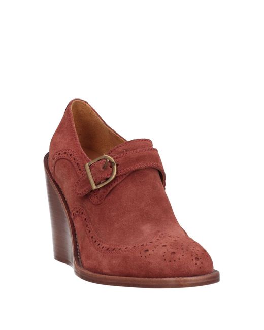 See By Chloé Red Loafers