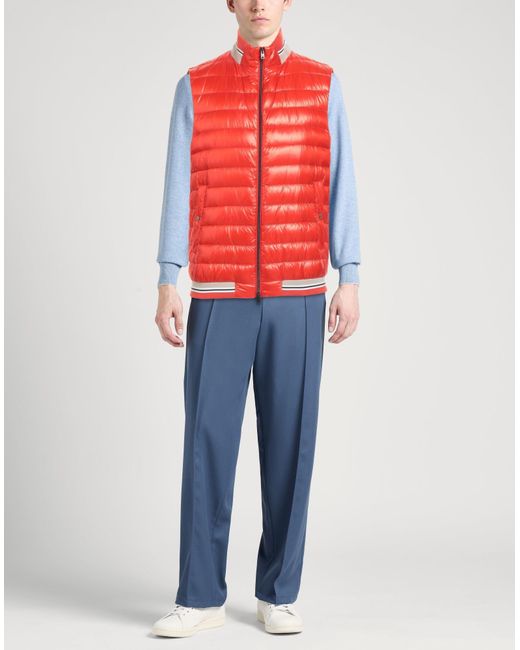 Herno Red Gilet for men