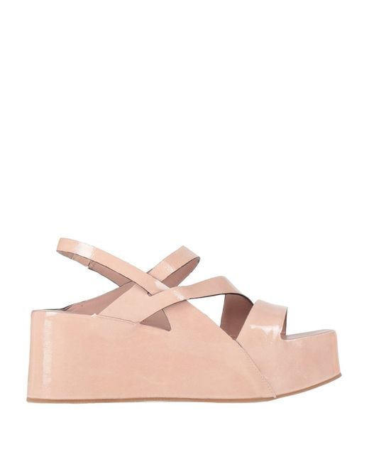 Roberto Del Carlo Pink Sandals Leather