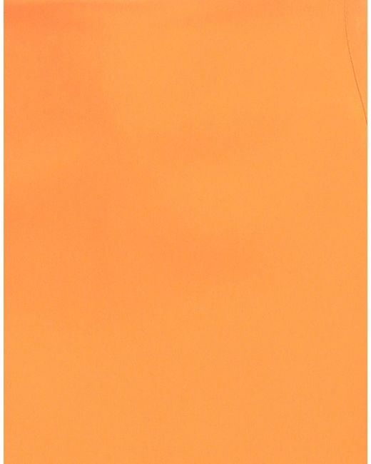 Hevò Orange Mini Skirt Polyester, Elastane