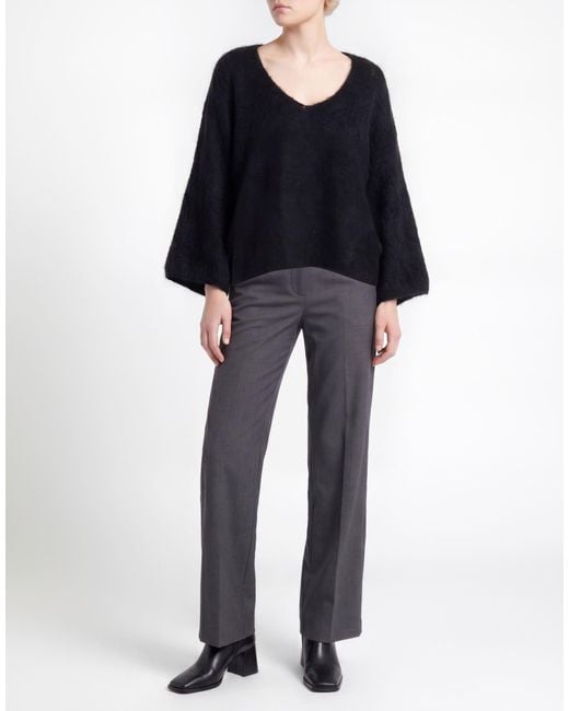 Soallure Black Pullover