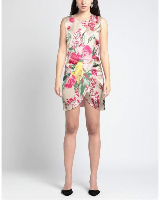 Blugirl Blumarine Pink Mini Dress Polyester, Elastane